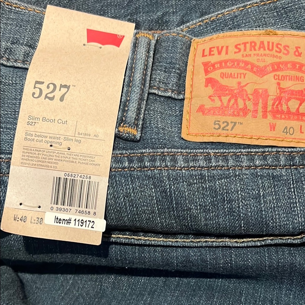 Levi Strauss 527 Slim Boot Cut Jeans
